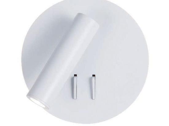 Φωτιστικό Τοίχου-Απλίκα Led Round Moby 4188200 White Viokef Μέταλλο