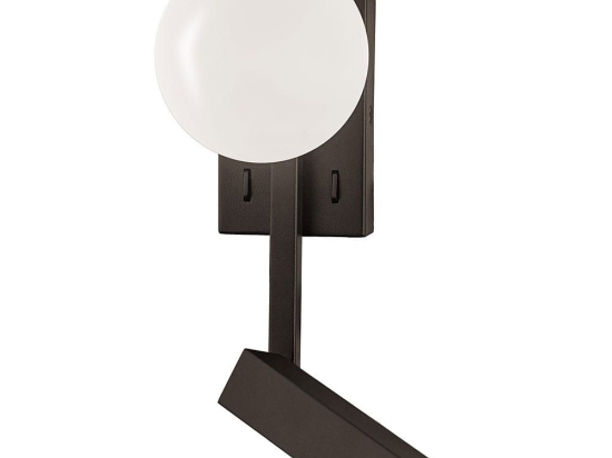Φωτιστικό Τοίχου-Απλίκα Reflect 4229000 Black Viokef Μέταλλο