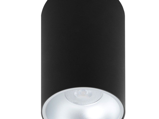 Φωτιστικό Οροφής - Σποτ Led Round Jhonny 4240801 Black Viokef Αλουμίνιο
