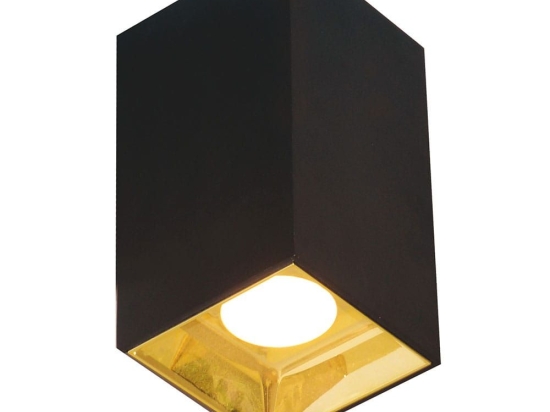Φωτιστικό Οροφής - Σποτ Led Sq Glam 4240501 Black Viokef Αλουμίνιο