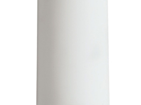 Φωτιστικό Τοίχου-Απλίκα Cylinder Ceramic 4097000 White Viokef Γύψος