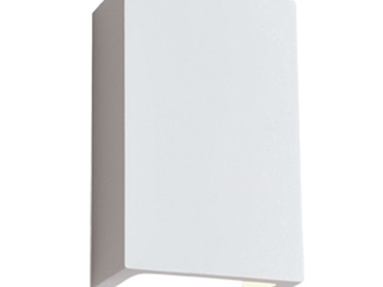 Φωτιστικό Τοίχου-Απλίκα Rectangle Ceramic 4097100 White Viokef Γύψος