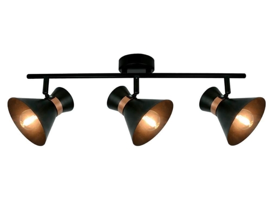 Φωτιστικό Οροφής - Σποτ Kelly 4148400 Black Viokef Μέταλλο