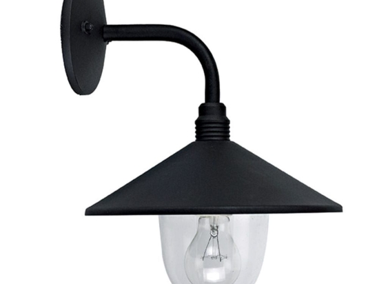 Φωτιστικό Τοίχου-Απλίκα Pilos 4178200 Black Viokef