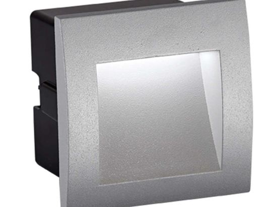 Φωτιστικό Τοίχου - Απλίκα Χωνευτή Riva 4124800 Led H:90 Grey Viokef