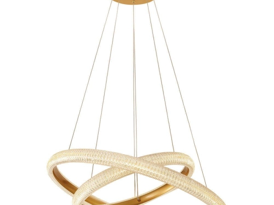 Φωτιστικό Οροφής Katia 4272000 59x120cm Led 2000Lm 39,6W 3000K Gold Viokef Ατσάλι, Αλουμίνιο