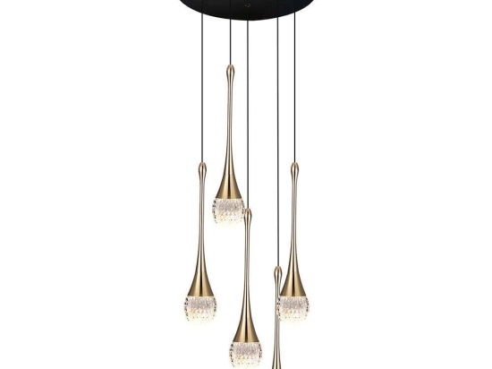 Φωτιστικό Οροφής Star Light 4268700 35x150cm Led 1260Lm 15W 3000K Black-Gold Viokef Αλουμίνιο,Ακρυλικό