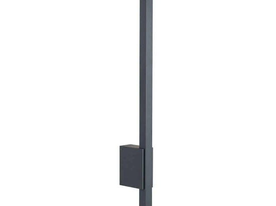 Φωτιστικό Τοίχου Liam 4262600 4,5x80cm Led 680Lm 12,4W 3000K IP54 Black Viokef Αλουμίνιο,PC
