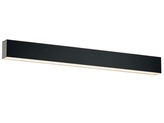 Φωτιστικό Οροφής - Ράγα Station Ultra 3911-0122-3-B-N 226x7,5cm Led 10260Lm 59W 3000K Black Viokef Αλουμίνιο