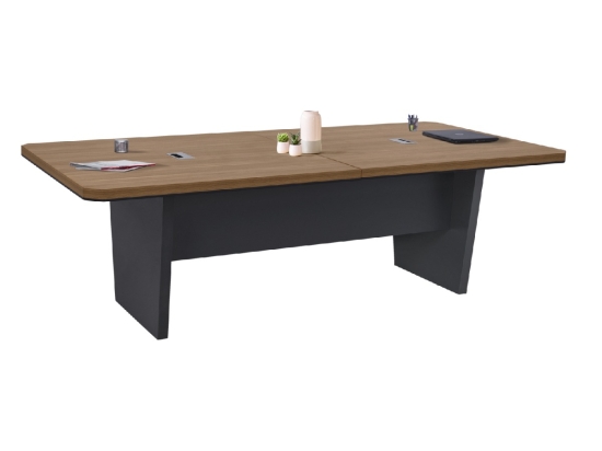 ΕΠΑΓΓΕΛΜΑΤΙΚΟ ΓΡΑΦΕΙΟ ΣΥΝΕΔΡΙΑΣΕΩΝ HM2361 SUPREME HONEY OAK & ΓΚΡΙ 240x120x75Υεκ.