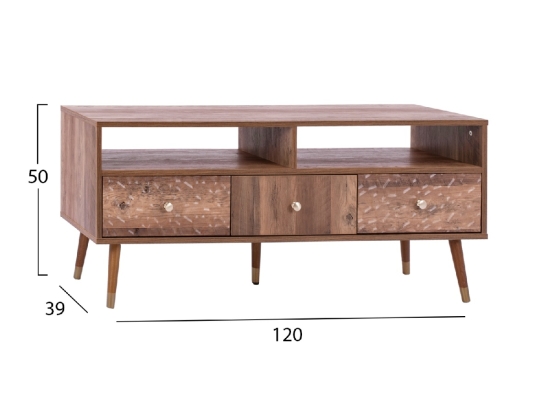 ΕΠΙΠΛΟ TV SHANICE HM8659 ΚΑΡΥΔΙ ΜΕ ΑΝΑΓΛΥΦΗ ΥΦΗ 120x39x50Y εκ.