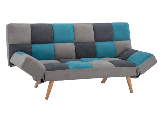 ΚΑΝΑΠΕΣ ΚΡΕΒΑΤΙ MULTICOLOR 3ΘΕΣΙΟΣ HM3167.11 182Χ80Χ88Υ εκ.