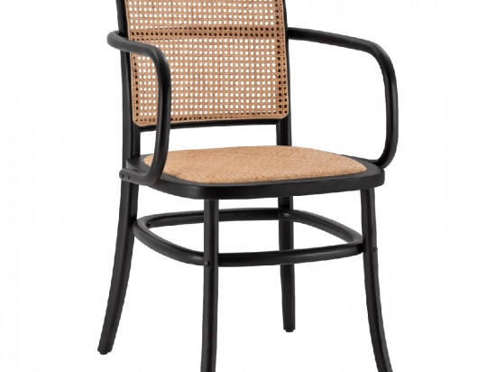 ΠΟΛΥΘΡΟΝΑ VAIANA HM8748 ΞΥΛΟ ΟΞΙΑΣ ΣΕ ΚΑΦΕ-ΠΛΕΞΗ RATTAN ΣΕ ΦΥΣΙΚΟ 55x55x90Yεκ