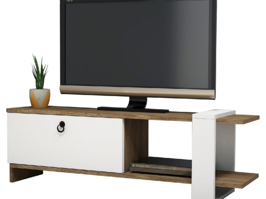ΕΠΙΠΛΟ ΤΗΛΕΟΡΑΣΗΣ HENRIETTE ΚΑΡΥΔΙ-ΛΕΥΚΟ HM8900.01 120x25x36,8 εκ.