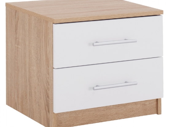 ΚΟΜΟΔΙΝΟ ΜΕΛΑΜΙΝΗΣ HM2220.06 SONAMA - ΛΕΥΚΟ 48x40,5x41,5 εκ.