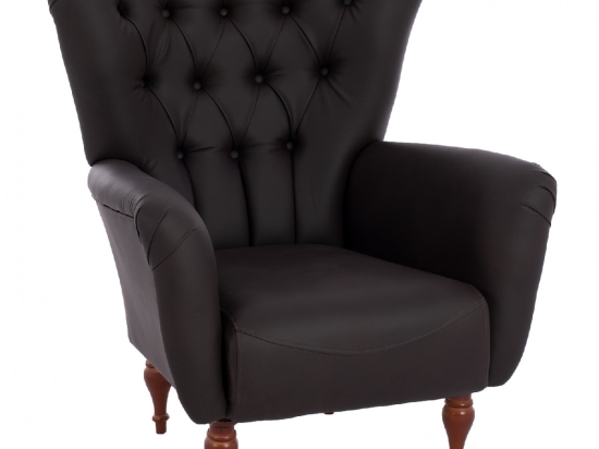 ΠΟΛΥΘΡΟΝΑ ΜΠΕΡΖΕΡΑ Τ. CHESTERFIELD ΣΕ ΧΡΩΜΑ ΚΑΦΕ HM9217.03 87x88x100 εκ.