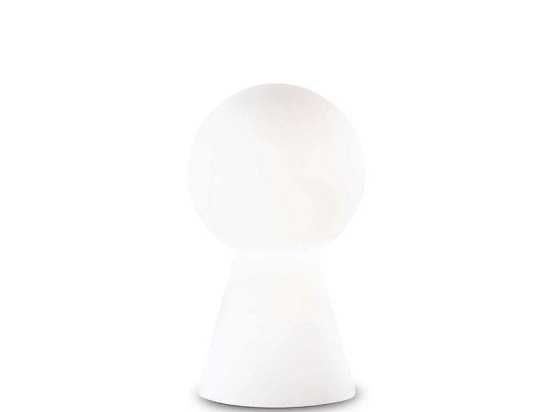Φωτιστικό Επιτραπέζιο Birillo 000268 17,5x30cm 1xE27 60W White Ideal Lux