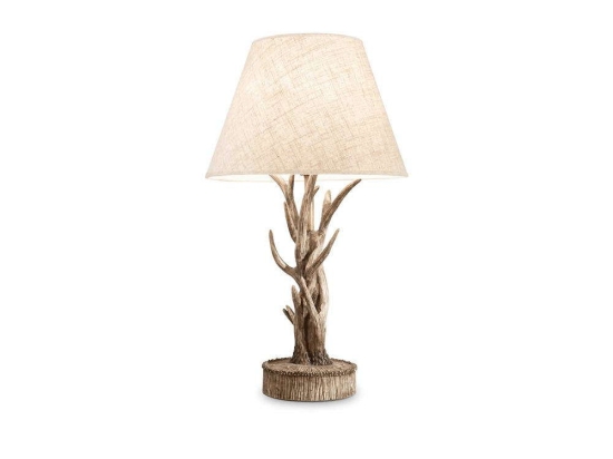 Φωτιστικό Επιτραπέζιο Chalet 128207 41x65cm 1xE27 60W Brown Ideal Lux