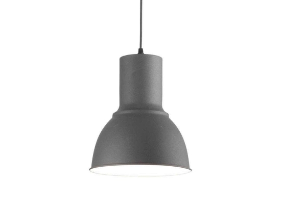 Φωτιστικό Οροφής Breeze 137681 23,5x33/24,2cm 1xE27 60W Grey Ideal Lux