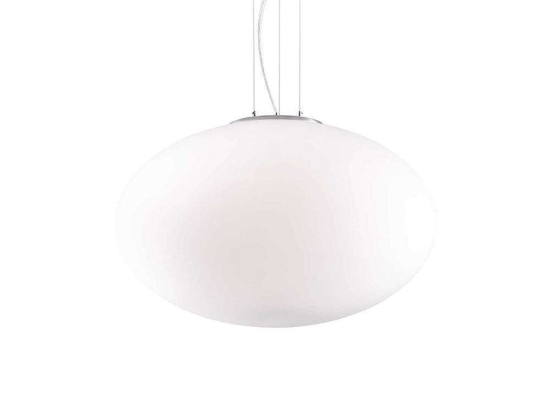 Φωτιστικό Οροφής Candy 086743 50x34/243cm 1xE27 60W White Ideal Lux