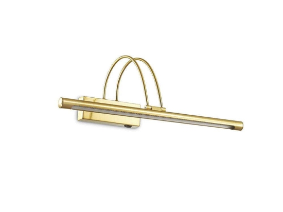 Φωτιστικό Τοίχου Bow 121178 46x18x23cm Led 4,5W 3000K Gold Ideal Lux
