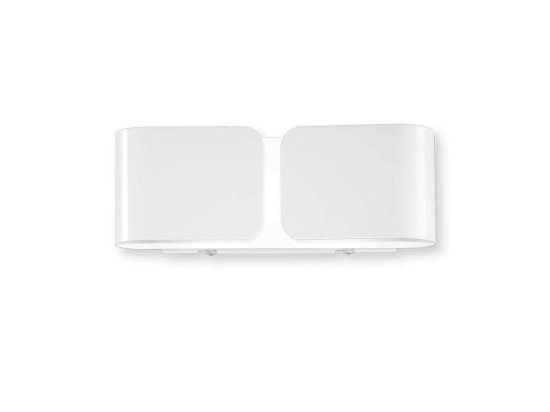 Φωτιστικό Τοίχου Clip 049236 25x9x8cm 2xG9 40W White Ideal Lux