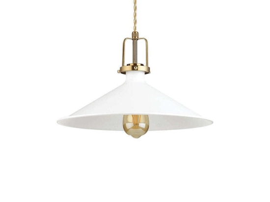 Φωτιστικό Οροφής Eris 238210 36x32/208cm 1xE27 60W White Ideal Lux