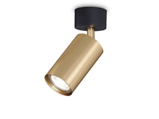 Φωτιστικό Οροφής-Σποτ Dynamite 244662 5,5x16,5cm 1xGU10 28W Gold Ideal Lux