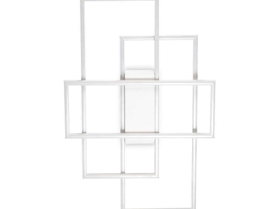 Πλαφονιέρα Frame Rettangolo 230726 62,5x6x41cm LED 31W 3000K White Ideal Lux