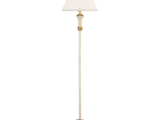 Φωτιστικό Δαπέδου Firenze 002880 42x165cm 1xE27 60W White-Gold Ideal Lux