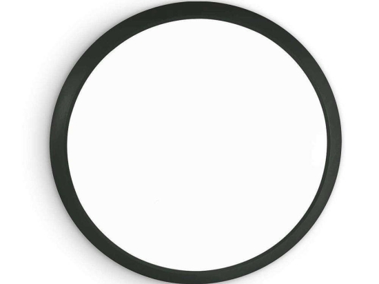 Φωτιστικό Οροφής-Πλαφονιέρα Gemma 252629 39,5x6cm LED 24W 3000K Black Ideal Lux