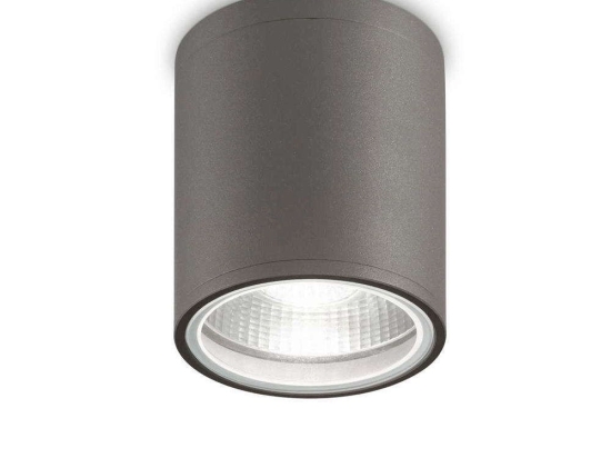 Φωτιστικό Οροφής-Σποτ Gun 236865 11x11,5cm 1xGU10 28W IP44 Anthracite Ideal Lux