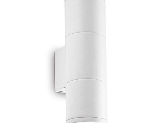 Φωτιστικό Τοίχου-Απλίκα Gun 100388 6,5x21x11cm 2xGU10 35W IP44 White Ideal Lux