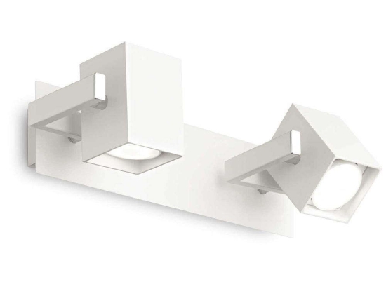 Φωτιστικό Τοίχου-Απλίκα Mouse 073545 34x8x14cm 2xGU10 50W IP20 White Ideal Lux