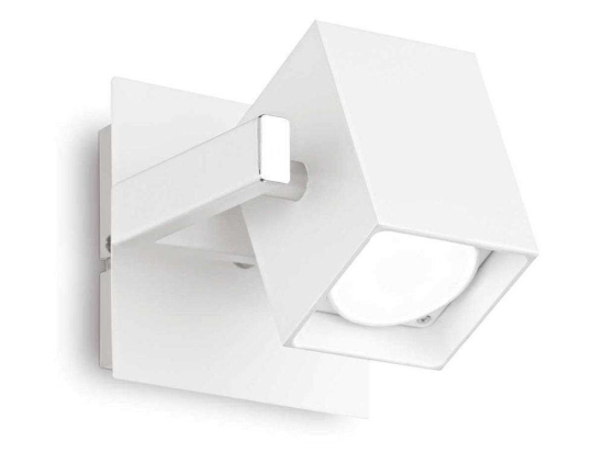 Φωτιστικό Τοίχου-Απλίκα Mouse 073521 10x11x14cm 1xGU10 50W IP20 White Ideal Lux