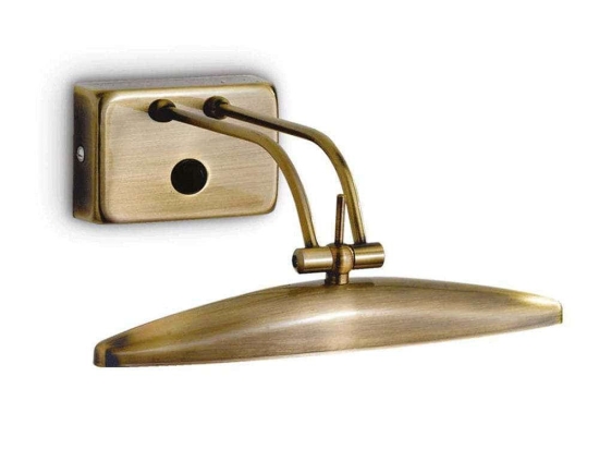 Φωτιστικό Τοίχου-Απλίκα Mirror-20 017327 25x10x22cm 2xG9 40W IP20 Antique Gold Ideal Lux