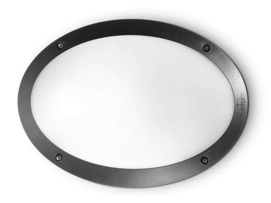 Φωτιστικό Τοίχου-Απλίκα Maddi-1 096704 33x23x9cm 1xE27 23W Black Ideal Lux