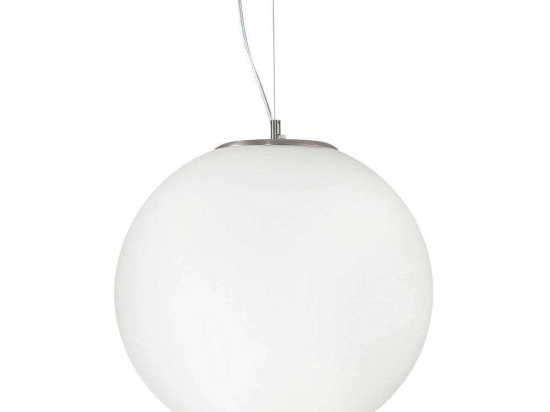 Φωτιστικό Οροφής Mapa Riga 161372 40x55/135cm 1xE27 60W White Ideal Lux