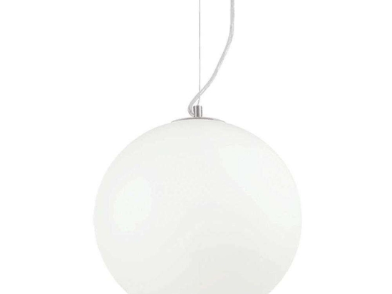 Φωτιστικό Οροφής Mapa 009087 30x36/245cm 1xE27 60W White Ideal Lux