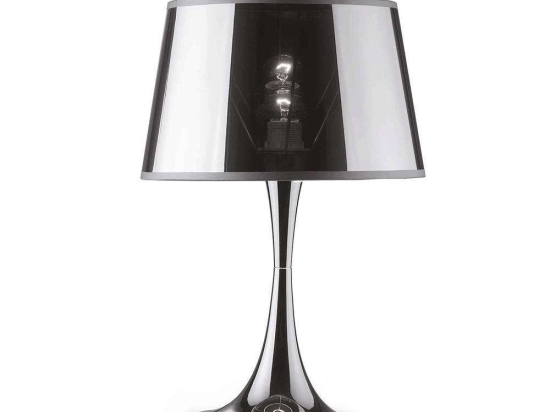Φωτιστικό Επιτραπέζιο London 032375 32x48,5cm 1xE27 60W Chrome Ideal Lux