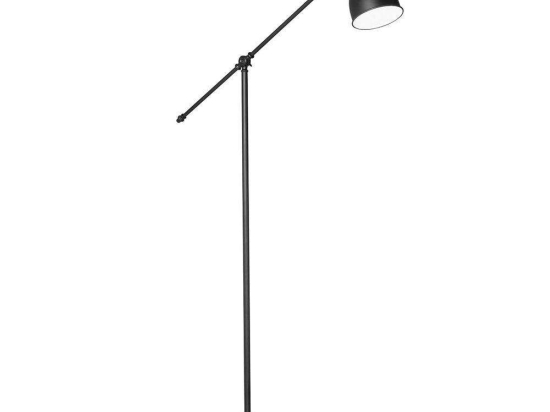 Φωτιστικό Δαπέδου Newton 003528 90x150cm 1xE27 60W Black Ideal Lux