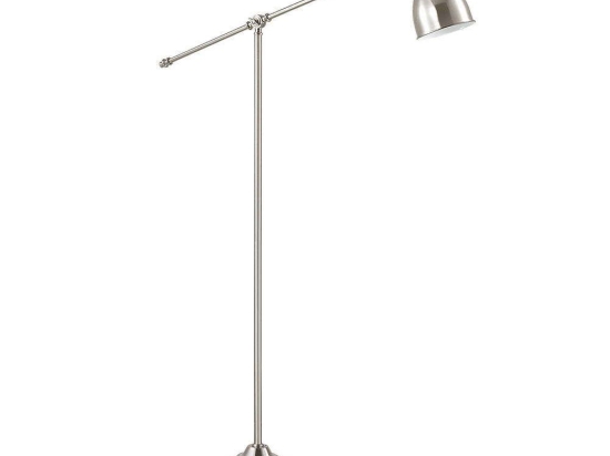 Φωτιστικό Δαπέδου Newton 015286 90x150cm 1xE27 60W Nickel Ideal Lux