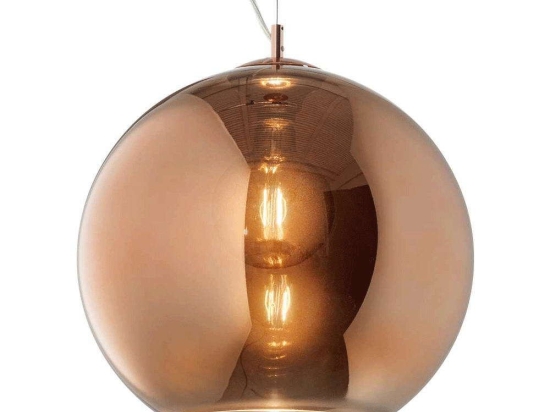 Φωτιστικό Οροφής Nemo 250328 20x24/233cm 1xE27 60W Copper Ideal Lux