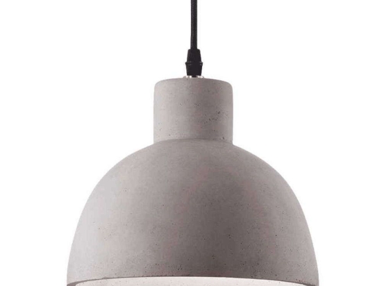 Φωτιστικό Οροφής Oil-5 129082 20,5x21,5/230,5cm 1xE27 15W Concrete Ideal Lux