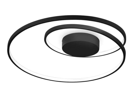 Φωτιστικό Οροφής-Πλαφονιέρα Oz 269412 60x18cm LED 49W 3000K Black Ideal Lux