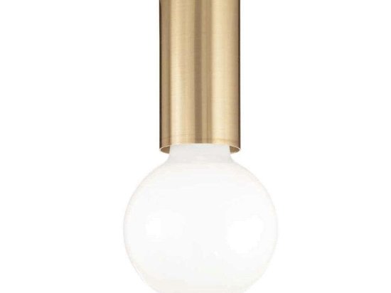 Φωτιστικό Οροφής-Πλαφονιέρα Petit 233031 5x10cm 1xE27 60W Gold Ideal Lux