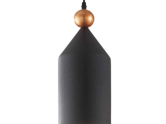 Φωτιστικό Οροφής Triade-1 194684 15,5x52/192,5cm 1xE27 42W Grey Ideal Lux