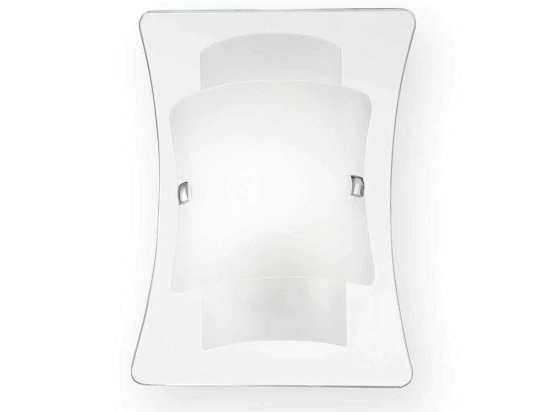 Φωτιστικό Τοίχου-Απλίκα Triplo 026473 21,5x27,5x10cm 1xE27 60W White Ideal Lux