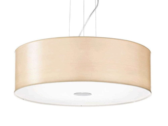 Φωτιστικό Οροφής Woody 087702 50x21/230m 4XE27 60W Beige Ideal Lux