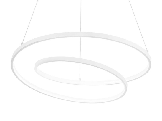 Φωτιστικό Οροφής Κρεμαστό Oz Dali 304571 80x224cm LED 55W 3000K 6100Lm White Ideal Lux